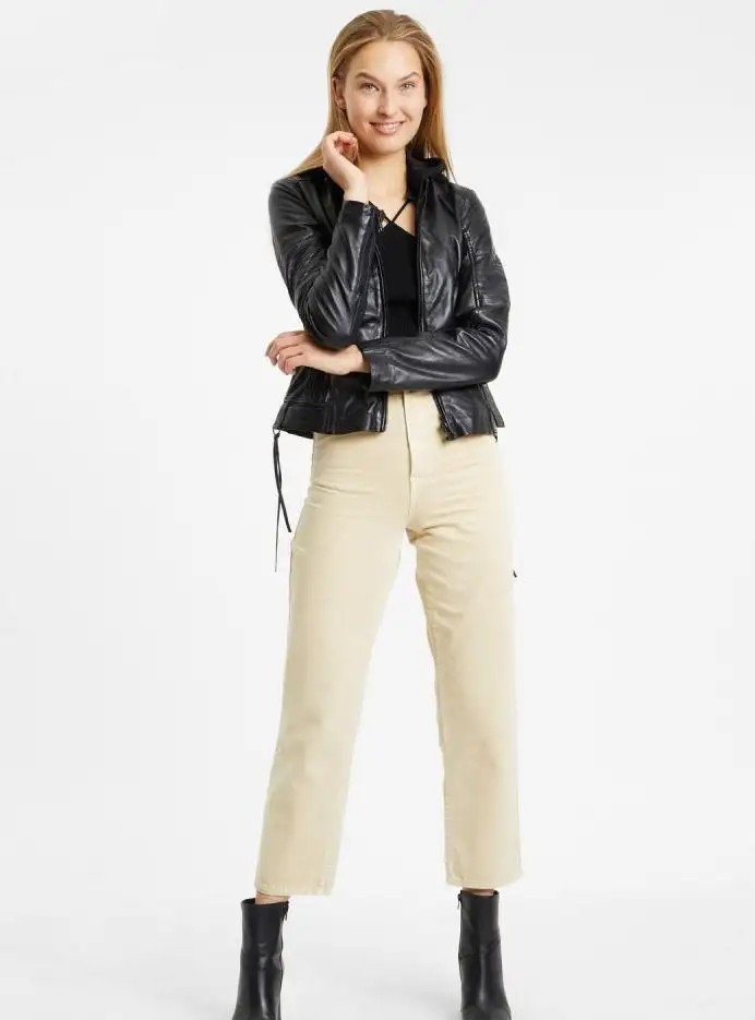 Gipsy | Dames | Leren jack Janin | Dames | Zwart