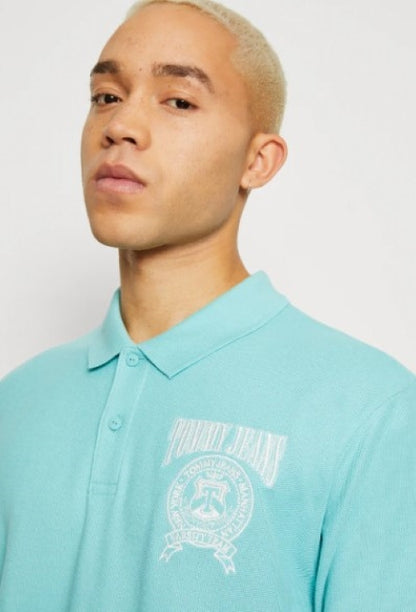 Tommy Jeans | Heren | Poloshirt  | Varsi | Ocean Tide