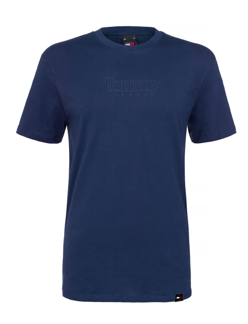 Tommy Jeans | Heren | T-shirt | Crew neck regular fit | Ton sur Ton logo| Twilight navy - blauw