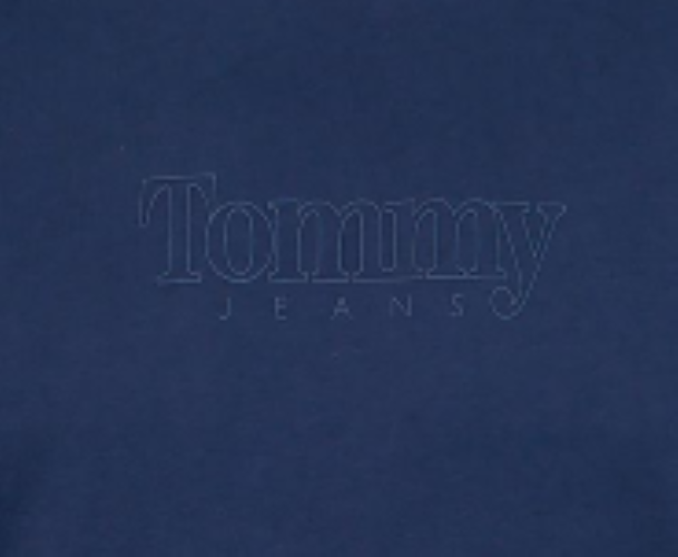 Tommy Jeans | Heren | T-shirt | Crew neck regular fit | Ton sur Ton logo| Twilight navy - blauw