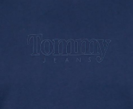 Tommy Jeans | Heren | T-shirt | Crew neck regular fit | Ton sur Ton logo| Twilight navy - blauw