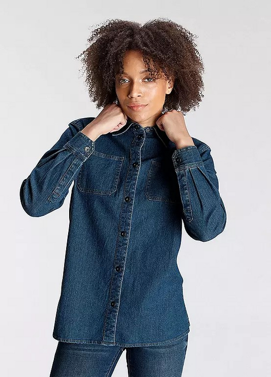 Arizona | Dames | Denim | shirt spijkerblouse | Jeans blauw