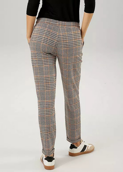 Aniston | Dames | Check print | pull on broek