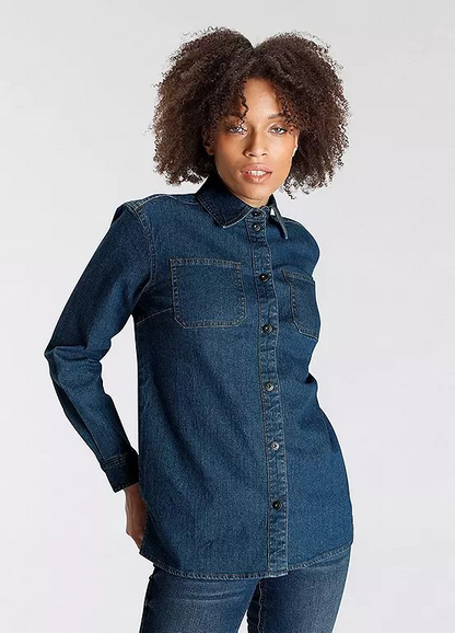Arizona | Dames | Denim | shirt spijkerblouse | Jeans blauw