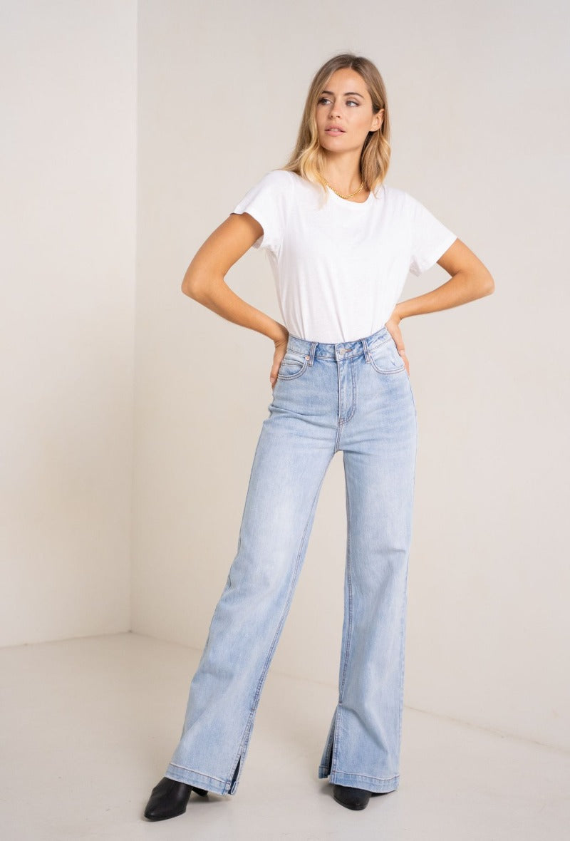 R. Display | Dames | Long legged denim | Dames | Light Denim